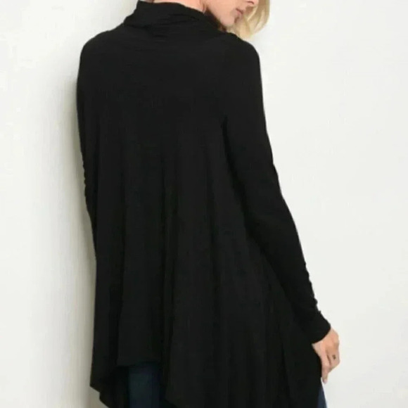 BLACK TUNIC TOP - Picture 3 of 4